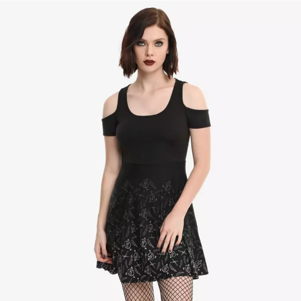 Supernatural Angel Wings Back Dress